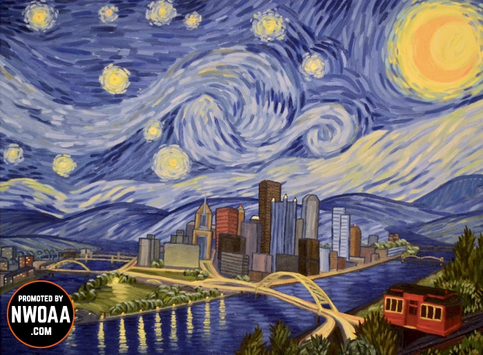 Christopher Nemeth Starry Night Over Pittsburgh